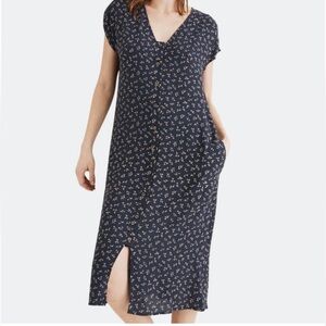 Madewell Easy Midi Dress in Spring Fling